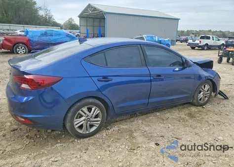 2019 Hyundai Elantra Sel z USA, uszkodzony, nr VIN 5NPD84LF1KH471629